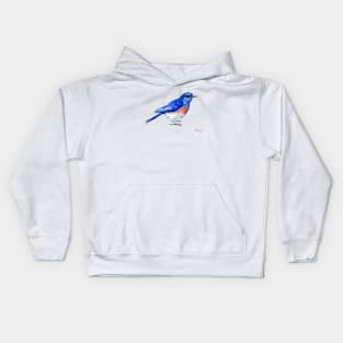 Blue bird Kids Hoodie